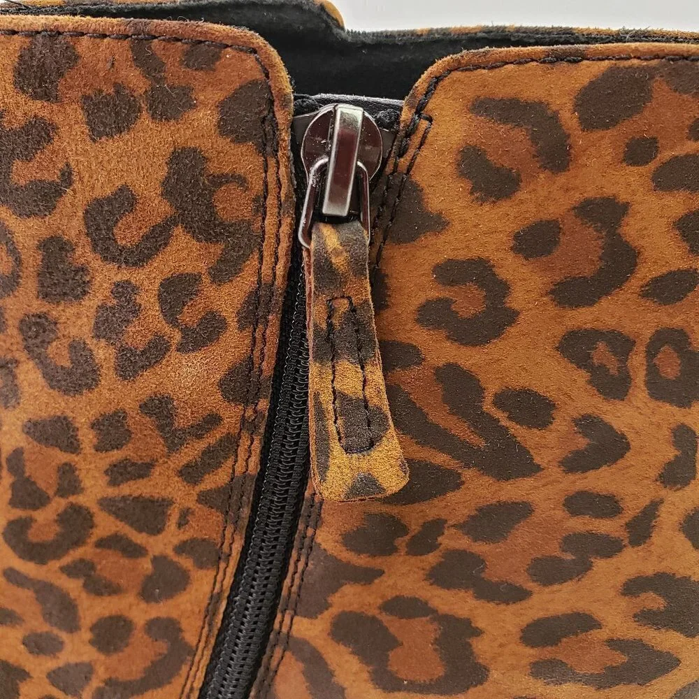 Collection By Clarks Marilyn Beth Leopard Booties